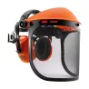 Set de débroussaillage complet avec protection intégrale - Orange