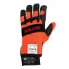 Gants Solidur orange scie à chaîne classe 1 main gauche