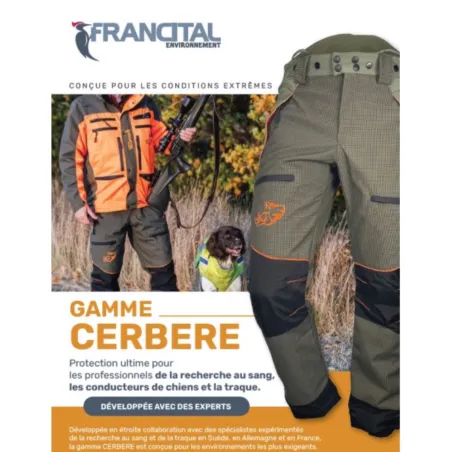 Pantalon Francital Cerbère vert anti-ronces | Ducatillon