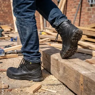 HAIX Black Eagle 610 S3S : chaussures de sécurité en cuir