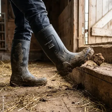 Bottes de sécurité Dunlop Work-It S5 en PVC | Ducatillon