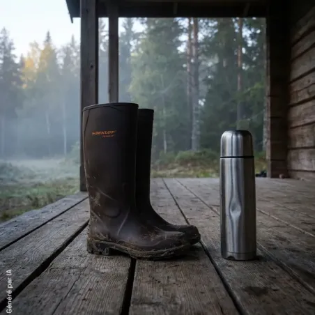 Bottes Dunlop Terroir Pro marron Purofort O4 | Ducatillon