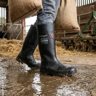 Bottes Dunlop TerraPro Purofort S5 SRC noires | Ducatillon