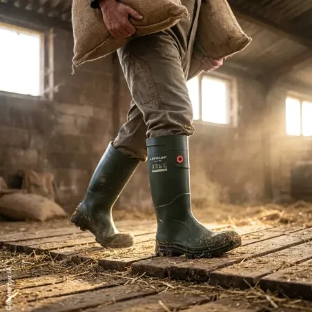 Bottes Dunlop TerraPRO vertes O4 en Purofort | Ducatillon