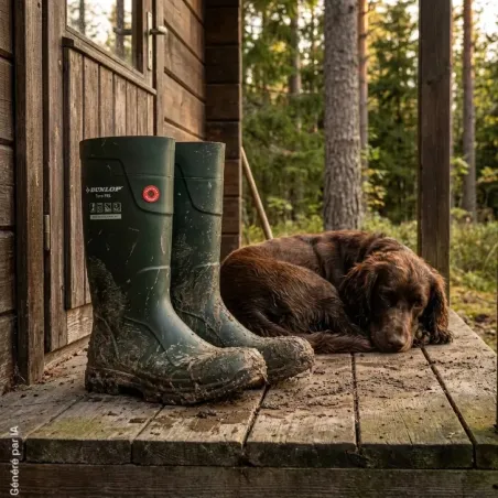 Bottes Dunlop TerraPRO vertes O4 en Purofort | Ducatillon