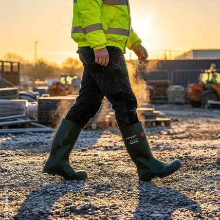 Bottes Dunlop TerraPRO vertes O4 en Purofort | Ducatillon