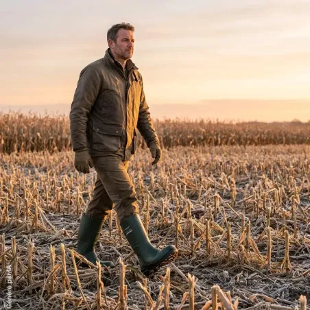 Bottes Dunlop JobGUARD vertes en Acifort O4 | Ducatillon