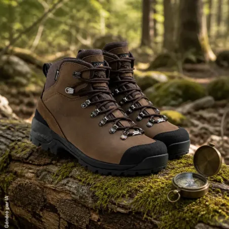 Crispi Heio Tinde GTX marron | Chaussures de chasse en nubuck