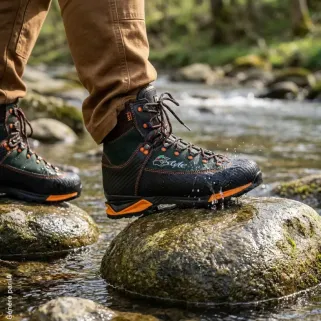 Chaussures de chasse Kostyle Carb eVent marron et orange