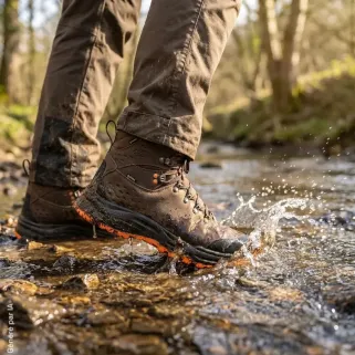 Chiruca Cedro Force GTX marron/orange | Chaussures de chasse