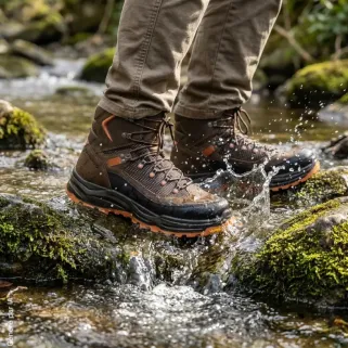 Chiruca Atenea GTX marron/orange : chaussures | Ducatillon