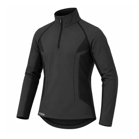 Base Layer Noir Col Zippé - Chasse Hivernale