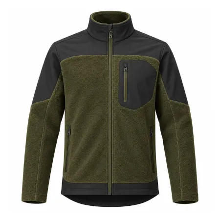 Veste polaire Stagunt Gadrat bronze à empiècements softshell