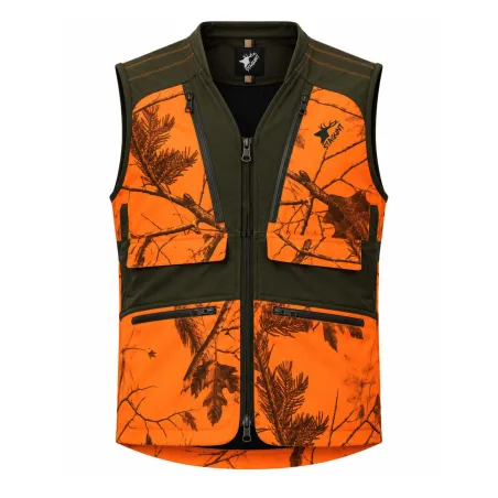Gilet Stagunt Boar Blaze Camo déperlant à grandes poches