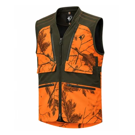 Gilet Stagunt Boar Blaze Camo déperlant à grandes poches