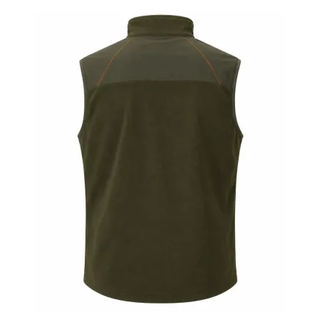 Gilet polaire Stagunt Expert bronze stretch à col montant