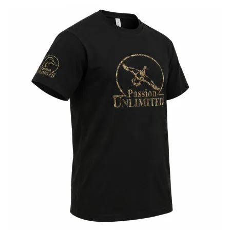 Tee-shirt Gabion Unlimited Passion noir pour vos loisirs