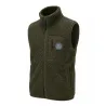 Gilet Gabion Unlimited Fury vert en polaire sherpa | Ducatillon