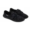 Chaussons Zulip Noirs à Scratch pour Femme - Confort et Style