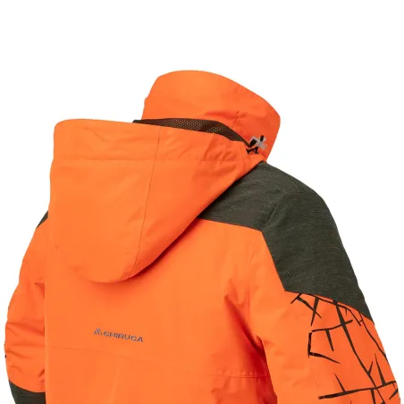 Veste Chiruca Isis orange et verte renforcée ARMOTEX ripstop