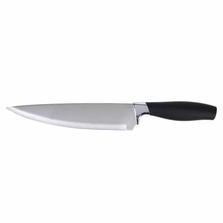 Set de 3 couteaux sur support acrylique noir - Lames inox 2Cr14