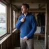 Pull camionneur Coyote indigo doublé micropolaire | Ducatillon