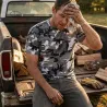 T-shirt homme Idaho camouflage désert coton 160 g/m² | Ducatillon