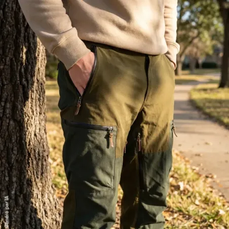 Pantalon Anar Hirvas silencieux en polyester | Ducatillon