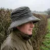 Chapeau Walker & Hawkes Diana Country vert en coton ciré
