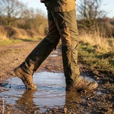 Pantalon Stagunt Trackeasy tabac nylon polyester renforcé
