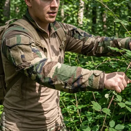 Chemise A10 Equipment Ubas Fighter camouflage à manches ripstop