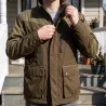 Veste confort Baroudeur canevas polyester coton marron M à 3XL