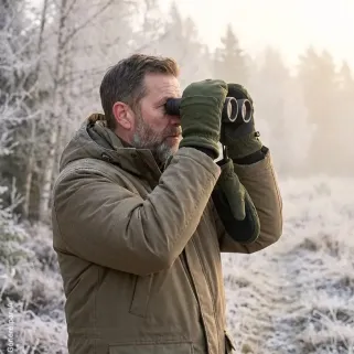 Gants-moufles Swedteam Green Glove kaki isolés Thinsulate