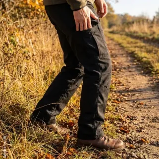 Pantalon LMA multi-usages vert polycoton déperlant | Ducatillon