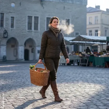 Veste chauffante femme Deerhunter marron matelassée | Ducatillon