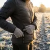 Veste chauffante femme Deerhunter marron matelassée | Ducatillon