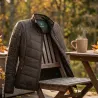Veste chauffante femme Deerhunter marron matelassée | Ducatillon