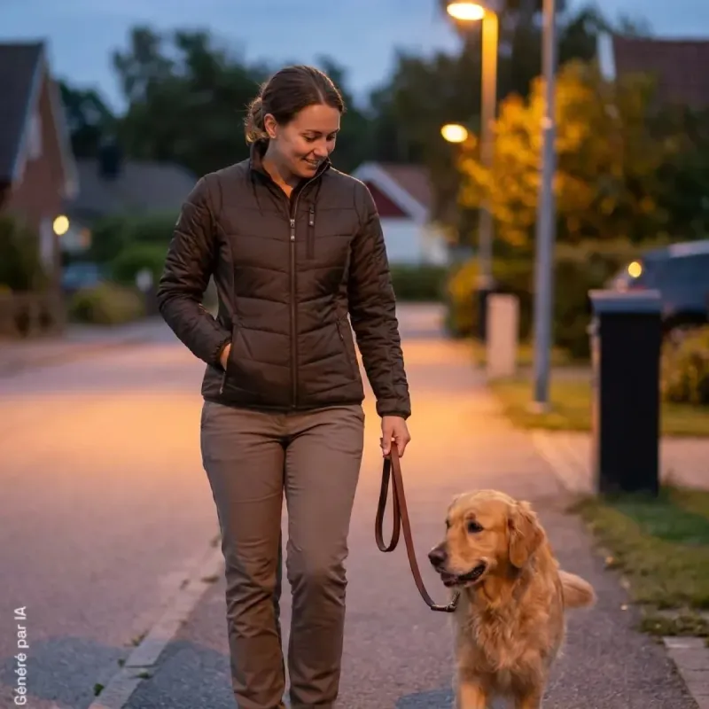 Veste chauffante femme Deerhunter marron matelassée | Ducatillon