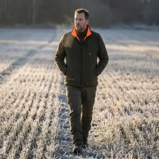 Gilet polaire réversible Deerhunter Gamekeeper orange vert