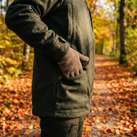 Veste Deerhunter Tatra verte en laine mélangée déperlante