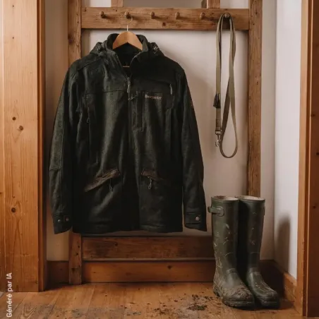 Veste Deerhunter Tatra verte en laine mélangée déperlante