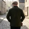 Veste Deerhunter verte en velours côtelé doublée sherpa