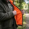 Veste polaire réversible Deerhunter Gamekeeper orange verte