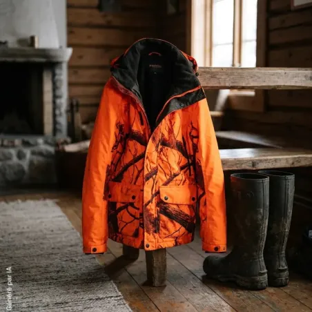 Veste Deerhunter Eagle Winter Realtree Edge orange isolante