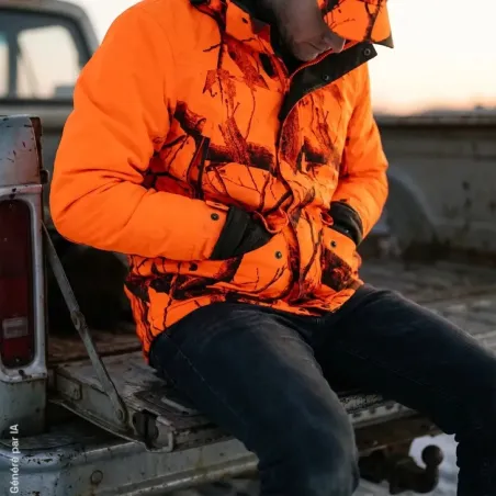 Veste Deerhunter Eagle Winter Realtree Edge orange isolante