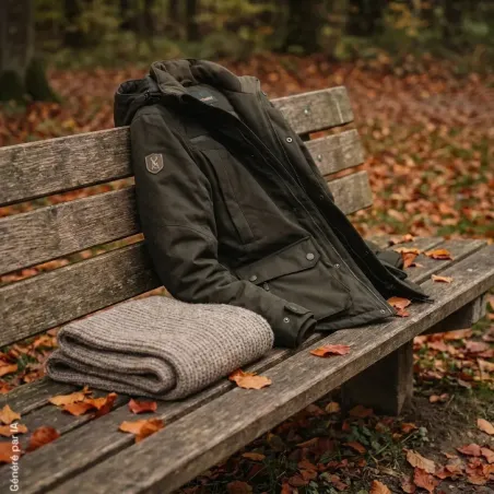 Veste Deerhunter Muflon Pro verte imperméable et isolante