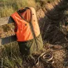 Gilet Chiruca Onuris orange et vert à poches GPS | Ducatillon