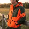 Veste Chiruca Isis orange et verte renforcée ARMOTEX ripstop