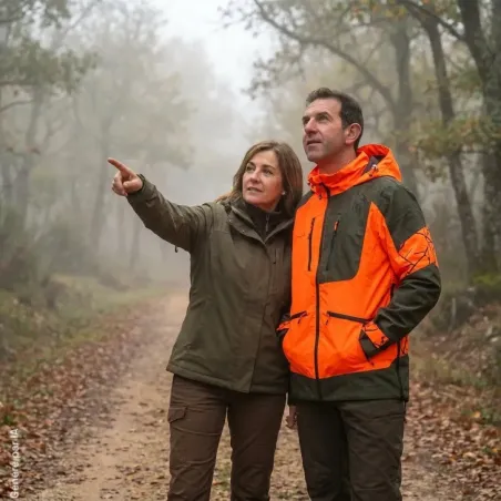 Veste Chiruca Isis orange et verte renforcée ARMOTEX ripstop
