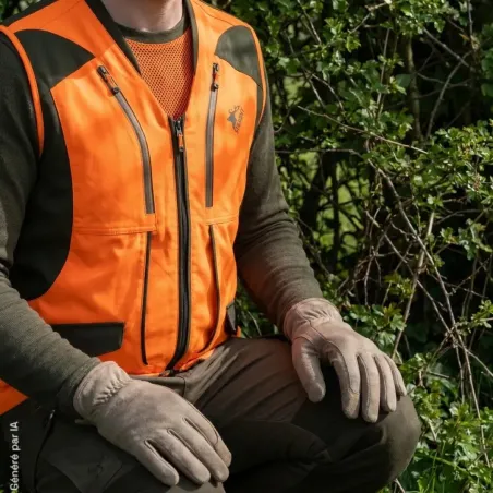 Gilet Stagunt Forez Evo Blaze Uni en ripstop à dos mesh